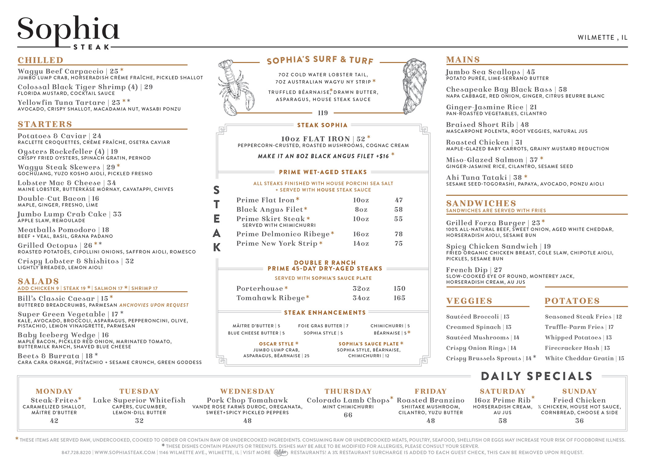 Dinner Menu